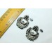 Handmade 925 Sterling Silver Earrings green Onyx Stones 1.9 Inch